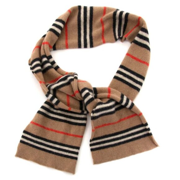 Burberry Rare Vintage KNIT Lambswool Scarf PERFECT - Picture 13 of 14